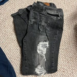 Judy Blue Distressed Acid Wash Denim